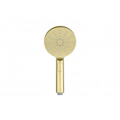 AQ2006BG ОБЕРОН ручной душ Select 120 3 jet, шлиф. золото