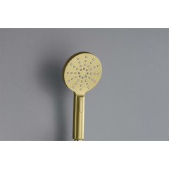 AQ2006BG ОБЕРОН ручной душ Select 120 3 jet, шлиф. золото