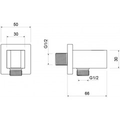 AQ2463CR шланговое подсоединение с держателем