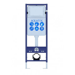 SET AQUATEK ВЕГА-1905-016 INS-17 (рама Standard INS-0000017 с клавишей KDI-0000016 и крепежом KKI-0000002+унитаз ВЕГА AQ1905-00 с тонким сиденьем sc