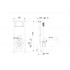 SET AQUATEK ВЕГА-1905-016 INS-17 (рама Standard INS-0000017 с клавишей KDI-0000016 и крепежом KKI-0000002+унитаз ВЕГА AQ1905-00 с тонким сиденьем sc