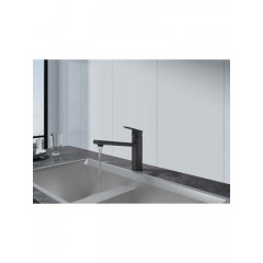 AQ1880MB НИКА смеситель для кухни, матовый черный