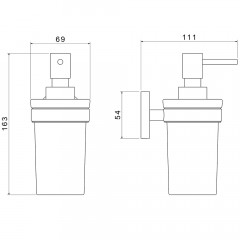 AQ4105BG ЕВРОПА дозатор, шлиф. золото