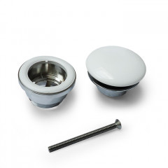 Artceram Донный клапан для раковин универсальный, Cliсk-Claсk, покрытие керамика, цвет белый (продаем с раковинами!)