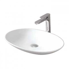 Artceram LA FONTANA Раковина накладная 60х42 см, без отв под смеситель, цвет белый