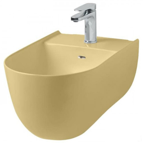Artceram THE ONE Биде подвесное 52х35, с креплениями, с 1 отв под смеситель. цвет giallo zinco