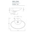 Artceram WASHBASINS FUORI 3 Раковина накладная 63х47 см, с 1 отв под смеситель, цвет белый.