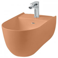 Artceram THE ONE Биде подвесное 52х35, с креплениями, с 1 отв под смеситель. цвет arancio cammeo