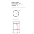 Artceram VOGUE Металическая структура 44хh72,5см для раковин Rombo, Millerighe and Atelier, цвет: moka
