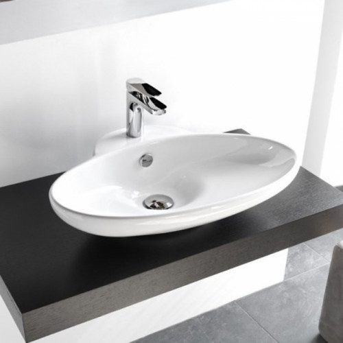 Artceram WASHBASINS FUORI 3 Раковина накладная 63х47 см, с 1 отв под смеситель, цвет белый.