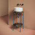 Artceram VOGUE Металическая структура 44хh72,5см для раковин Rombo, Millerighe and Atelier, цвет: moka