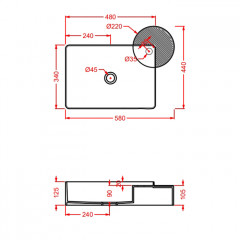Artceram CARTESIO Раковина настольная 58х44 см, 1 отверстие, цвет зеленый глянцевый Акция (СНЯТО С ПР-ВА)