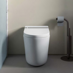 Artceram HYPE Унитаз-биде напольный 38X59см, безободковый, с soft-close, с пультом управл, цвет белый с покр Saniglaze (СПЕЦЦЕНА на 1шт с нашего скл!)