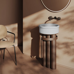 Artceram BRERA Раковина накладная 43 h 15, без отв под смеситель, цвет белый глянцевый