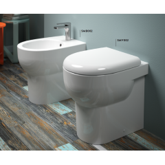 ARTCERAM SMARTY Биде напольное 35х50 см, без крепежа, с 1 отв под смеситель, цвет белый