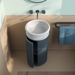 Artceram OPERA Тумба напольная под раковину 40 H 72 см , 1 дверка,цвет peacock