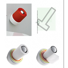 Artceram Postit Держатель туалетной бумаги с надписью по англ. керамический настенный 10,5 x 17 см, цвет белый