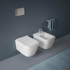 Artceram A16 Унитаз подвесной ТУРБО СМЫВ THE REEL, 36х52 см, с креплениями, цвет белый SANIGLAZE