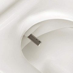 Artceram HYPE Унитаз-биде подвесной 38X59см, безободковый, с soft-close, с пультом управления, цвет белый матовый с покрытием saniglaze