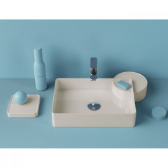 Artceram Cartesio Мыльница настольная керамическая 18х18 см, цвет белый (Не производится)