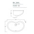 Artceram WASHBASINS IDEA Раковина встраиваемая снизу 60Х37 см, без отв под смеситель, без крепежа ACA001, цвет белый.