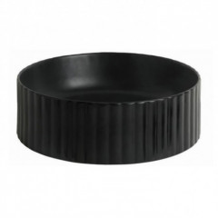 Artceram MILLERIGHE Раковина накладная,44,5хh14,5см, без отв под смеситель, без перелива, цвет: черный матовый