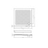 Artceram Б/С Поддоны Поддон душевой квадратный 90x90 h 5,5 cм, цвет grigio oliva (Не производится)