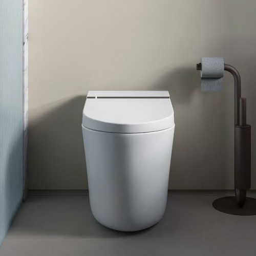 Artceram HYPE Унитаз-биде напольный 38X59см, безободковый, с soft-close, с пультом управления, цвет белый матовый с покрытием saniglaze (СПЕЦЦЕНА!)