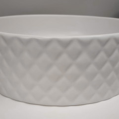 Artceram ROMBO Раковина накладная,44,5хh14,5см, без отв под смеситель, без перелива, цвет: белый матовый