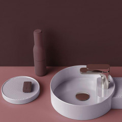 Artceram Cartesio Мыльница настольная керамическая d22 см, цвет белый (Не производится)