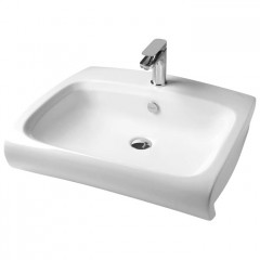 Artceram/Hidra HI-LINE Раковина подвесная/накладная 60х50см, с 1 отв под смеситель, цвет белый