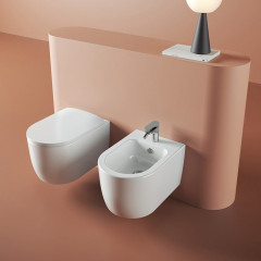 Artceram MONET Биде подвесное 36х52 см, 1 отверстие, цвет белый