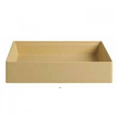Artceram SCALINO Раковина накладная 38х55 см, без отв под смеситель, без слив перелива, цвет giallo zinco