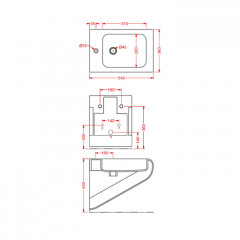 Artceram LA FONTANA биде подвесное 36*54см с 1 отв под смеситель, c креплением, цвет белый (снято с производства)