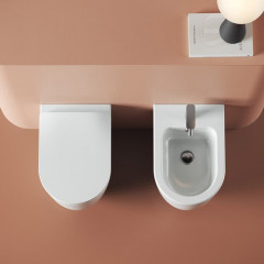 Artceram MONET Биде подвесное 36х52 см, 1 отверстие, цвет белый