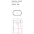 Artceram FUORI SCALA Металическая структура 36.5x58.6хh83см для раковины Fuori Scala ovale 59, цвет: черный матовый (без полки)