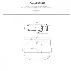 Artceram BRERA Раковина накладная 65 x 46 h 18, без отв под смеситель, цвет белый матовый