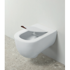 Artceram THE ONE Унитаз подвесной безободковый , 52х35, с креплениями, цвет белый глянцевый (НЕ Производится!)