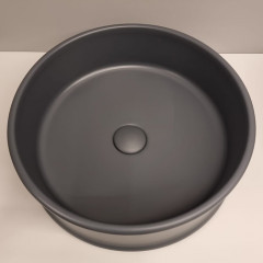 Artceram ATELIER Раковина накладная, d44см, без отв под смеситель, без перелива, цвет: denim