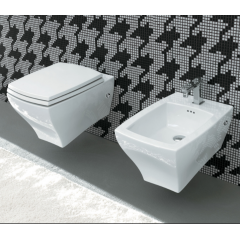 Artceram JAZZ Биде подвесное 54x36см c креплением, с 1 отв под смеситель .цвет белый