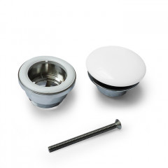 Artceram Донный клапан для раковин универсальный, покрытие керамика, цвет белый матовый