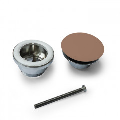 ARTCERAM Донный клапан для раковин, универсальный, с керамической крышкой, цвет Marrone tortora