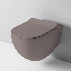 Artceram FILE Унитаз подвесной Rimless 36x52 см, цвет gravel