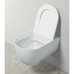 Artceram THE ONE Унитаз подвесной безободковый , 52х35, с креплениями, цвет белый глянцевый (НЕ Производится!)