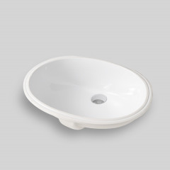 Artceram WASHBASINS DIANA Раковина встраиваемая снизу 57х40 см, без отв под смеситель, без крепежа ACA001, цвет белый.