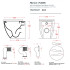 Artceram FILE Унитаз напольный Rimless 36x52 см, цвет черный