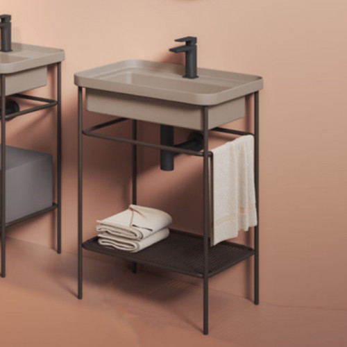 Artceram FUORI SCALA Сетчатая полка для прямоугольной консоли 60 см, цвет moka