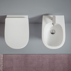 Artceram TEN 4.0 Биде подвесное 36х52, с 1 отв под смеситель, с креплениями, цвет белый (СПЕЦцена с нашего склада!)