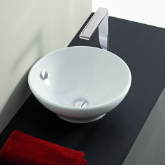 Artceram WASHBASINS FUORI 1 Раковина накладная 43х43 см, без отв под смеситель, цвет белый.