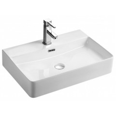 Раковина накладная Azario 600x420x130 прямоугольная, белый (AZ-2173 SP)